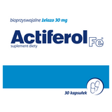 Actiferol FE 30 mg, 30 kapsułek - miniaturka zdjęcia produktu