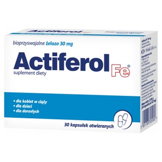 Actiferol FE 30 mg, 30 kapsułek - zdjęcie produktu