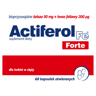 Actiferol Fe Forte, 60 kapsułek - zdjęcie produktu