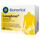 Canephron 18 mg + 18 mg + 18 mg, 60 tabletek drażowanych Canephron 18 mg + 18 mg + 18 mg, 60 tabletek drażowanych - miniaturka zdjęcia produktu