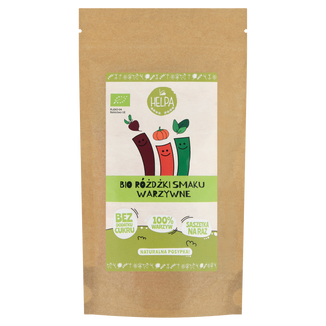 Helpa Czary Mamy Bio Warzywne Różdżki Smaku, warzywa liofilizowane, 9 x 2 g - zdjęcie produktu