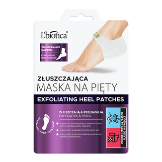 L'Biotica, maska złuszczająca na pięty, złuszczające napiętki, 18 g - zdjęcie produktu