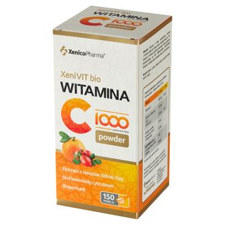 XeniVit Bio Witamina C 1000, proszek, 161,15 g - zdjęcie produktu