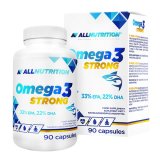 Allnutrition Omega 3 Strong, olej rybi 1000 mg, 90 kapsułek - miniaturka zdjęcia produktu