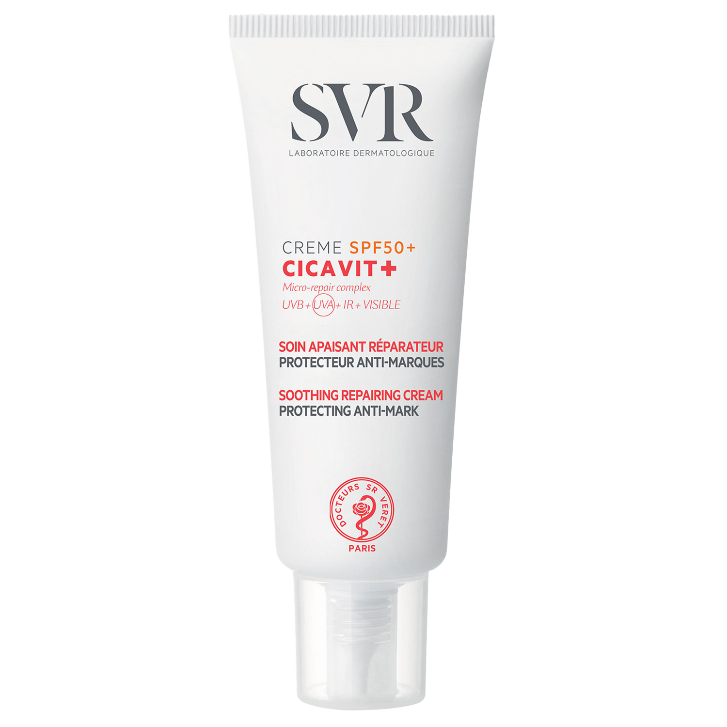 Nieznana SVR Cicavit+, ochronny krem kojąco-regenerujący, SPF 50+, 40 ml