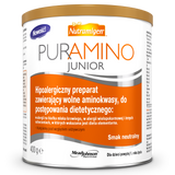 Nutramigen Puramino Junior, hipoalergiczny preparat zawierający wolne aminokwasy do postępowania dietetycznego dla niemowląt od 1 roku, 400 g KRÓTKA DATA - miniaturka zdjęcia produktu