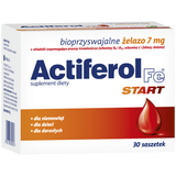 Actiferol Fe Start dla niemowląt, dzieci i dorosłych, 30 saszetek - miniaturka zdjęcia produktu