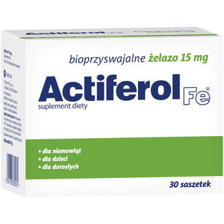 Actiferol Fe 15 mg, 30 saszetek - zdjęcie produktu