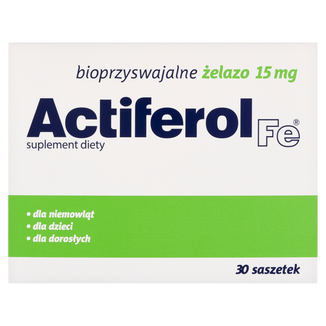 Actiferol Fe 15 mg, 30 saszetek - zdjęcie produktu