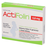 ActiFolin 0,8 mg, kwas foliowy 800 µg, 30 tabletek - miniaturka zdjęcia produktu