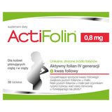 ActiFolin 0,8 mg, kwas foliowy 800 µg, 30 tabletek - miniaturka zdjęcia produktu
