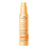 Nuxe Sun, mleczko do opalania twarzy i ciała, SPF 50, 150 ml - miniaturka zdjęcia produktu