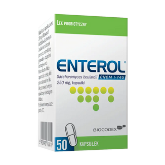 Enterol, 250 mg, 50 kapsułek - zdjęcie produktu