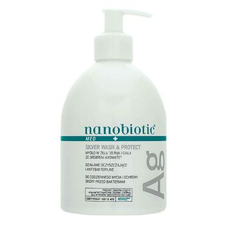 Nanobiotic Silver Wash & Protect, mydło w żelu do rąk i ciała, 500 ml - miniaturka  zdjęcia produktu