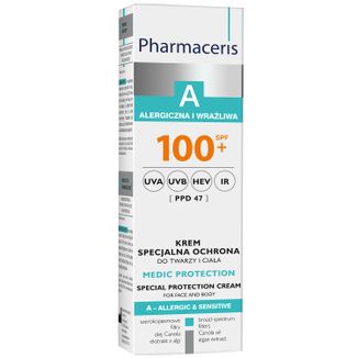 Pharmaceris A Medic Protection, krem specjalna ochrona do twarzy i ciała, SPF 100+, 75 ml - zdjęcie produktu