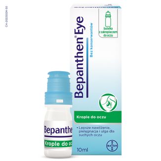 Bepanthen Eye, krople do oczu, butelka, 10 ml - zdjęcie produktu