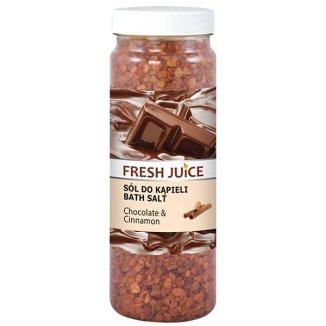 Fresh Juice, sól do kąpieli, czekolada i cynamon, 700 g - zdjęcie produktu