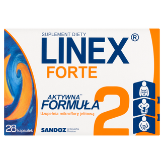 Linex Forte, 28 kapsułek Linex Forte, 28 kapsułek - zdjęcie produktu