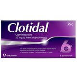 Clotidal 10 mg/ g, krem dopochwowy, 35 g USZKODZONE OPAKOWANIE - miniaturka zdjęcia produktu
