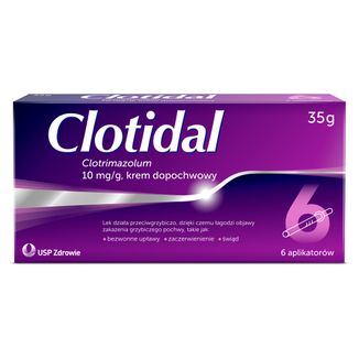 Clotidal 10 mg/ g, krem dopochwowy, 35 g - zdjęcie produktu