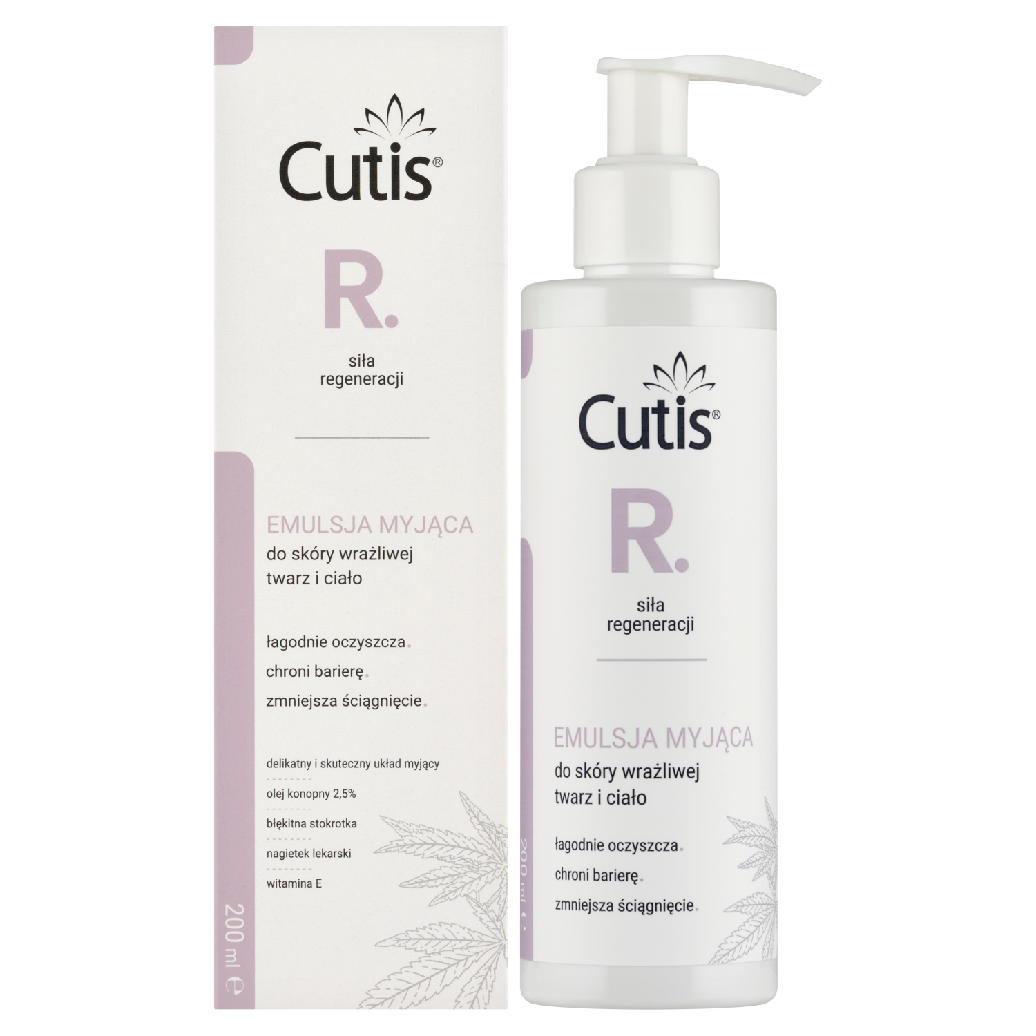 Cutis Cutis R-Regeneration, Emulsion reinigend für empfindliche Haut, Gesicht und Körper,  200 ml — Inhaltsstoffe und Bewertung