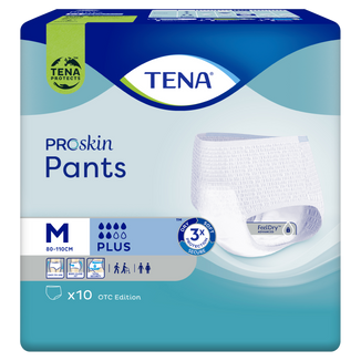 Tena Pants, majtki chłonne OTC Edition, rozmiar M, 80-110 cm, Plus, 10 sztuk - zdjęcie produktu