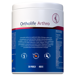 Ortholife Arthro, smak pomarańczowy, 450 g - zdjęcie produktu