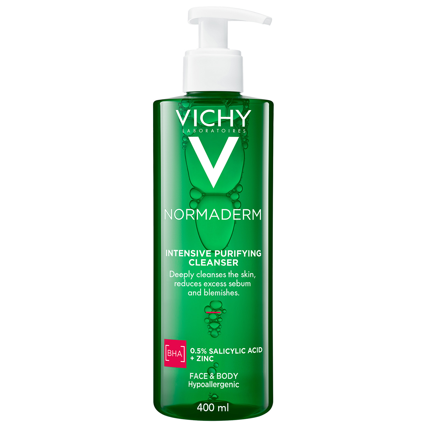 Vichy Vichy Normaderm, żel głęboko oczyszczający do twarzy i ciała, 400 ml