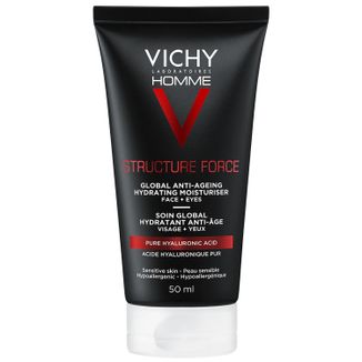 Vichy Homme Structure Force, przeciwzmarszczkowy krem do twarzy dla mężczyzn, 50 ml - zdjęcie produktu