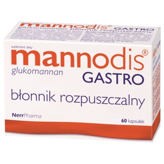 Mannodis Gastro, 60 kapsułek twardych - zdjęcie produktu