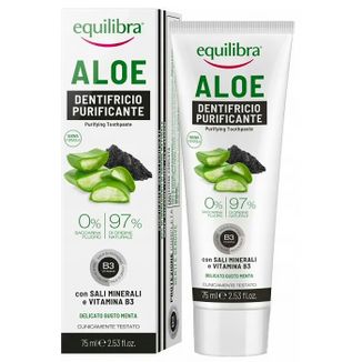 Equilibra Carbo, żelowa pasta do zębów z aktywnym węglem, bez fluoru, 75 ml - zdjęcie produktu