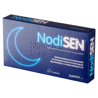 Nodisen 50 mg, 8 tabletek - zdjęcie produktu