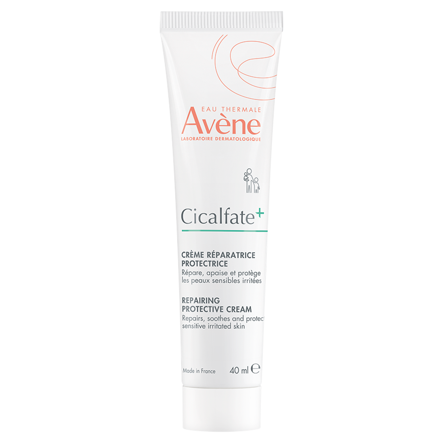 Avene Avene Cicalfate+, regenerujący krem ochronny dla całej rodziny, skóra wrażliwa i podrażniona, 40 ml