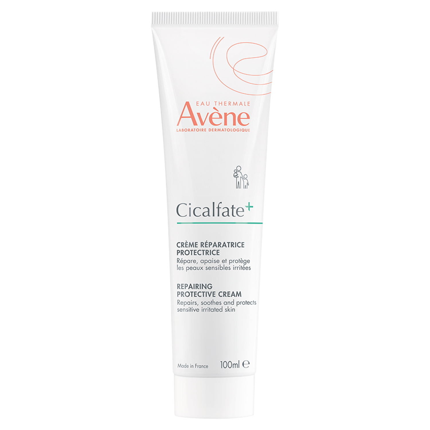 Avene Avene Cicalfate+, regenerujący krem ochronny dla całej rodziny, skóra wrażliwa i podrażniona, 100 ml