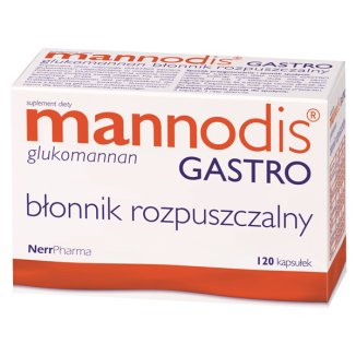 Mannodis Gastro, 120 kapsułek twardych - zdjęcie produktu