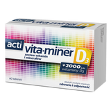 Acti Vita-miner D3, 60 tabletek - miniaturka zdjęcia produktu
