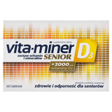Vita-miner Senior D3, 60 tabletek - miniaturka zdjęcia produktu