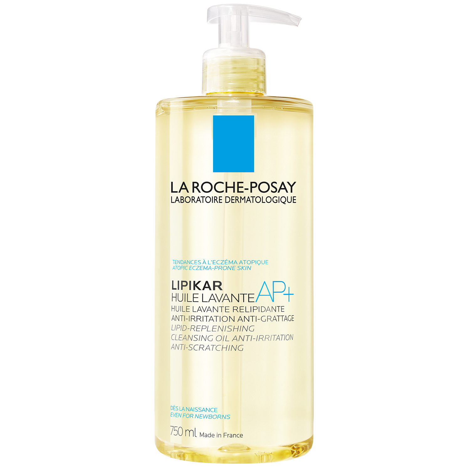 La Roche Posay La Roche-Posay Lipikar AP+, olejek myjący uzupełniający poziom lipidów, przeciw podrażnieniom skóry, 750 ml