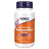 Now Foods Astaxanthin 10 mg, astaksantyna z mikroalg, 60 kapsułek miękkich - miniaturka zdjęcia produktu