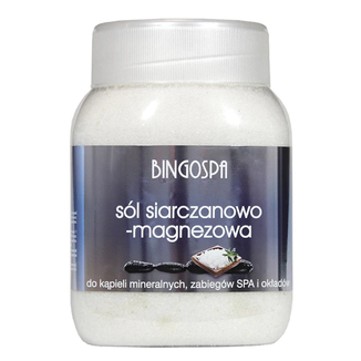 Bingospa, sól siarczanowo-magnezowa do kąpieli mineralnych, zabiegów SPA i okładów, 1250 g - zdjęcie produktu