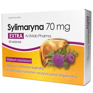 Activlab Pharma Sylimaryna Extra, 70 mg, 30 tabletek - zdjęcie produktu