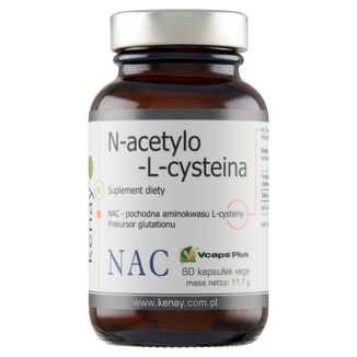 Kenay NAC N-acetylo-L-cysteina, 60 kapsułek - zdjęcie produktu