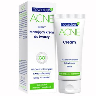 Novaclear Acne, matujący krem do twarzy, 40 ml USZKODZONE OPAKOWANIE - zdjęcie produktu