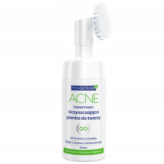 Novaclear Acne, oczyszczająca pianka do twarzy, 100 ml - zdjęcie produktu