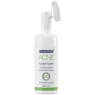 Novaclear Acne, oczyszczająca pianka do twarzy, 100 ml - zdjęcie produktu