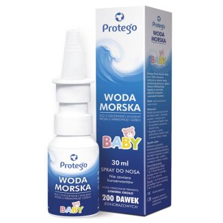 Protego Woda Morska Baby, spray do nosa dla dzieci i niemowląt, 30 ml - zdjęcie produktu