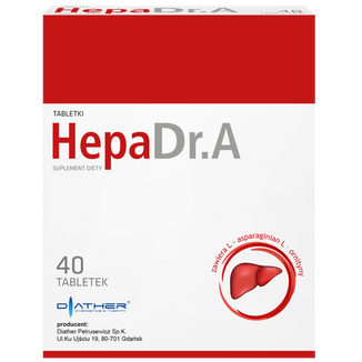 HepaDr. A, 40 tabletek HepaDr. A, 40 tabletek - zdjęcie produktu