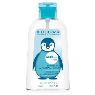 Bioderma ABcDerm H2O, płyn micelarny dla dzieci i niemowląt, 1 l - zdjęcie produktu