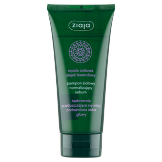 Ziaja, szampon normalizujący ziołowy, topola i lawenda, 200 ml - zdjęcie produktu