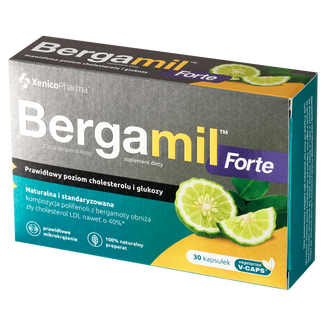 Bergamil Forte, 30 kapsułek KRÓTKA DATA Bergamil Forte, 30 kapsułek KRÓTKA DATA - zdjęcie produktu